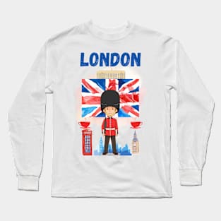 Cool London Vibes, I Love London UK, London Long Sleeve T-Shirt